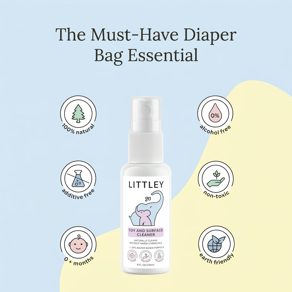 Littley 16oz infant & toddler toy and surface cleaner