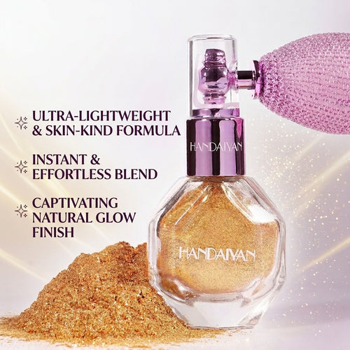 Solvara Glitter Highlighter Spray & 1-Box Pearlescent Cosmetic